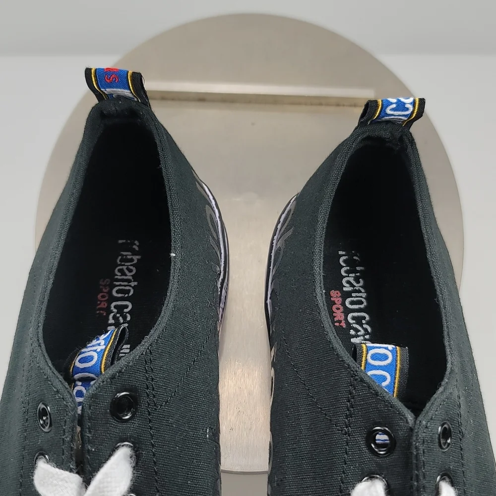 Roberto Cavalli Sport Canvas Men's Sneakers. Brand New. - Picture 10 of 13